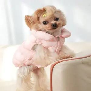 강아지 데일리 3컬러 겨울 산책패딩 반려견 경랭 패딩조끼