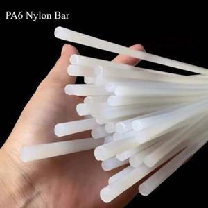 화이트 PA6 나일론 바 내마모성 원형 솔리드 플라스틱 로드 직경 3mm 4mm 5mm 6mm 8mm 10mm 20mm120mm 맞춤