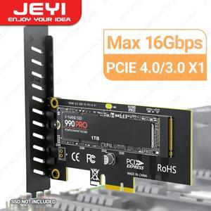 JEYI 데스크탑 PC용 어댑터 카드 2280 SSD PCIe 3.0 4.0 확장 PCI-E GEN4 16Gbps 풀 스피드 SK1 M.2 NVME S