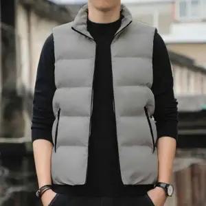 남자 패딩 조끼 겨울작업조끼 작업조끼 남성겨울조끼 베스트 남성 조끼 겨울 등산 작업 남자 기모 패딩