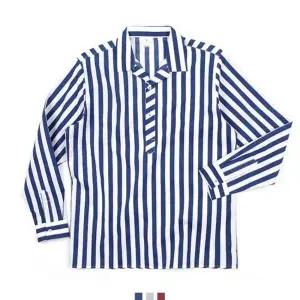 [하프클럽/]카라 스트라이프 남자셔츠