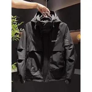 바람막이 점퍼 남성 잠바 후드 가을 겨울 솔리드 도톰 야상 admr4
