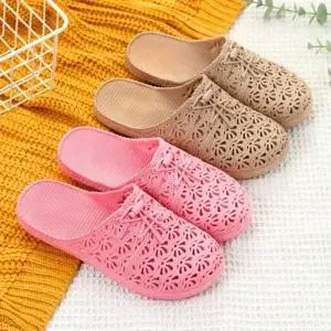 은창PVC 몰캉 케이브 젤리 슬리퍼 뮬 층간소음 여성 실내슬리퍼 실내화 사무실 봄 여름 가을 겨울 실내 욕