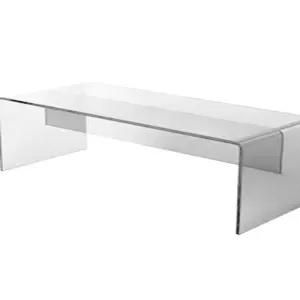 투명 벤치 야외 아크릴 긴의자 스툴 대기실 카페 대기