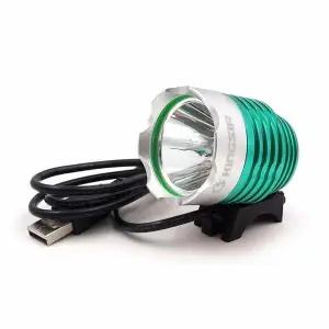자전거후레쉬 그린 LED그린라이트 LED USB충전 전조등