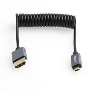 고속 마이크로 HDMI to 2.1 케이블 캐논 호환 EOS R5 후지필름 X-T 호환 F55 a7S A7S3 A74 BMPCC4k 카메라