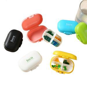 보관용 약 상자 케이스 여행용 비타민 정제 용기 플라스틱 캡슐 정리함 방수 4 그리드