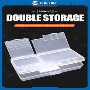 SUNSHINE SS-001A 휴대 휴대폰 수리 액세서리 부품 및 보드 용 다기능 보관함 정리함