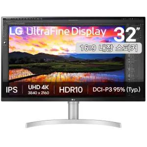LG전자 울트라HD 32UN650K 32인치 IPS 일반 모니터 화이트