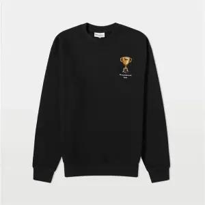 메종키츠네 트로피 패치 남녀공용 스웨트셔츠 LM00312KM0307 BK