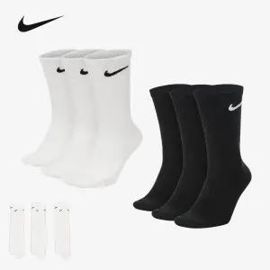 [3+3] 총 6켤레 나이키 양말 에브리데이 크루 앵클 삭스 장목