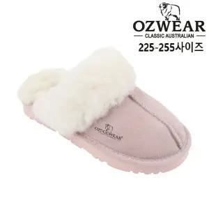 [토박스] 오즈 어그 웨어 어덜트 스커페트 슬리퍼 핑크 양털 양모 실내화 겨울 부츠 방한화 OZWCF4TSUS11