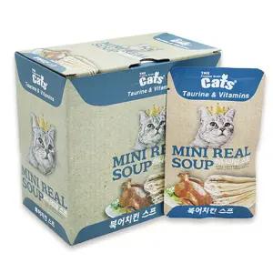 고양이 습식 간식 북어 치킨 40g 20개입 1P 주식 스틱파우치 반려묘영양치 스프 부드러운 짜먹는 음수보충