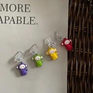 핸드폰마개 먼지마개 c핀 컬러 알록달록 텔레토비 비비드 DIY 가방꾸미기 포인트 소품샵