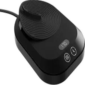 책상용 커피 머그 워머 3템프 설정의 전기 컵 책상 자동 차단 타이머용 스마트 TEM 디스플레이가 있는 왁스