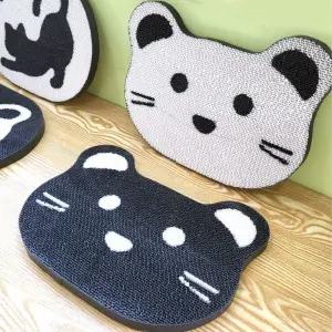 고양이 캐릭터 스크래처 (프리티캣-화이트)붙이는크래쳐 크래 크레 크레쳐 크래쳐 벽크래쳐 크래쳐매트 크