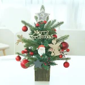 DIY 트리 45cm크리스마스인테리어 홈인테리어 소형 연말장식 미니 탁상형 데코