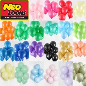 네오텍스30cm 일반 펄 파스텔 100개입 풍선모음칼라 컬러 파티용품 홈파티 파티용 생일 돌잔치장시 돌상장
