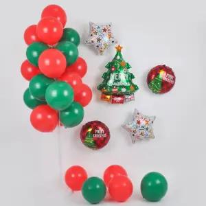 풍선꽂이장식세트160cm(19개스틱)X-MAS파티20개입벽가랜드 가랜드 용품 홈파티 파티용 크리스마스품 장식