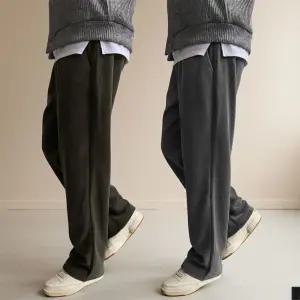 비비오 기모 코듀로이 세미와이드 팬츠 (6color 4size) 빅사이즈 굵은 골덴 밴딩 바지남자트레이닝 스？？ 스