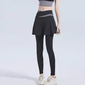 여자 절개 라인 포인트 헬스 요가 런닝 스커트 레깅스7부 팬츠 여름 바지 반바지 기모치마 운동 속바지 요