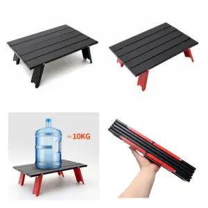 초경량 5단 폴딩 접이식 미니 캠핑테이블 식탁 사각 롤