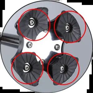 어르신지팡이 내곁에 지팡이 네발 고무발판