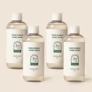 퓨어 버블 핸드워시 480ml x 4개 손세정제 리필