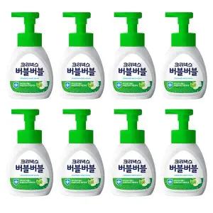 크리넥스 버블 항균 핸드워시 퓨어애플 250ml 8개