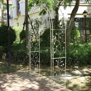 철제넝쿨프레임 아치문 야외 테라스 덩굴 정원 장미 마당