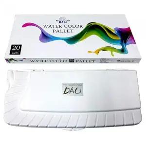 [셀러에이드]달리 수채화 팔레트 20칸 미술용품 / (340x165x22mm) 개(1개입) eoeo붓