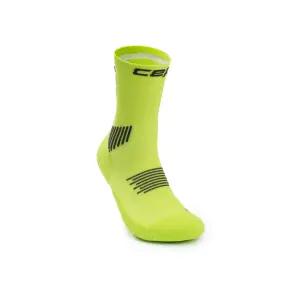 CEP 남여공용 코어 런 미드컷 5.0 라임블랙 스포츠 양말 WP9CKR