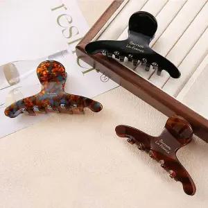 영문 레터링 프렌치 집게 핀 반 묶음 올림 머리 선물