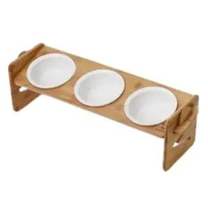 강아지 4단조절 식기 3구 1P 고양이 밥그릇 물그릇 WE01424