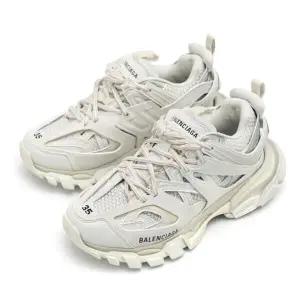 (스크래치) [BALENCIAGA] 발렌시아가 트리플 S 트레이너 올오버 로고 여성 스니커즈 524039-W2FA1-9010-35