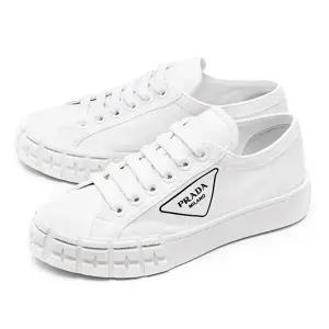 (스크래치) [PRADA] 프라다 개버딘 패브릭 스니커즈 1E939L-GUD-F0009-35