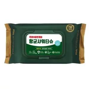 후레쉬클린케어 항균물티슈 40매(빅사이즈 캡형)x25개 WC10229