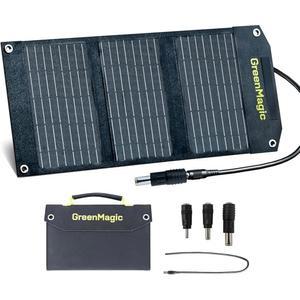 전력 배터리, 발전소, 스마트워치, 휴대폰, 파워뱅크, 태블릿, 노트북, 카메라, 게임 콘솔 등에 이상적인 그린매직 40와트 휴대용 태양광 배터리 충전기 방수 고속