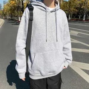 남자 대학생 캠퍼스 룩 엠티 코디 무지 후드 티셔츠 WEC84F1