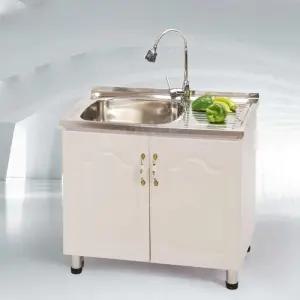 주방 씽크대 탕비실 개수대 간이 이동식 싱크볼 세면대 싱크 스테인레스