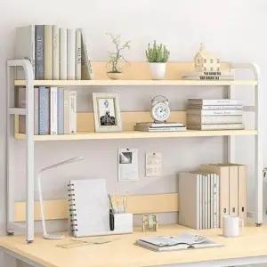 공간탄생 책상위 베이지+화이트 선반135cm EAS WEC8E59