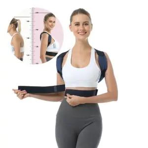 자세 교정 라운드 숄더 어깨 밴드굽은등 말린 바른 굽은등