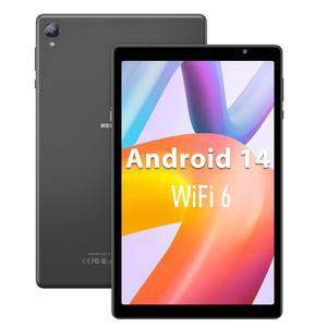 NEWISION 태블릿 안드로이드 10인치, 32GB 스토리지, 쿼드코어, HD IPS 화면, 듀얼 카메라, WiFi, 블루투스, 6000mAh 배터리 탑재 태블릿, 타입-C 그레이