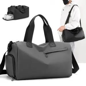 심플 지퍼 스포츠백 ELG-222가벼운 트렌디 방수 여행 스포츠 캐주얼 데일리 여성 남성