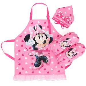 미니마우스 하트 앞치마 토시 두건 3종세트(717850)어린이 미술 키즈 캐릭터