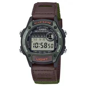 [카시오] 군인 시계 군대 전자 스포츠 가죽 W-220HF-3A