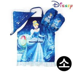 성창 신데렐라 트윙클 앞치마 토시 두건 3종 세트 소어린이 미술놀이 요리 키즈 놀이용