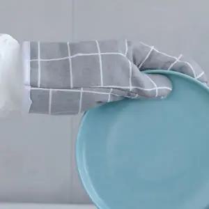 그레이 열차단 오븐 냄비 주방 장갑