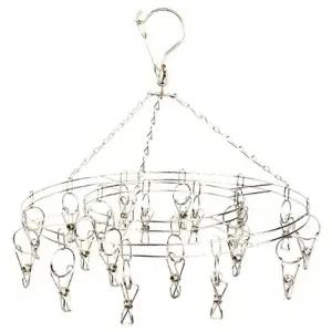 (제품선택 원형 20P 라이너)스텐 빨래집게 건조대 원형20P 라이너 양말 속옷걸이