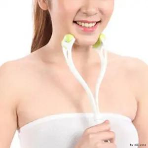 (선택 E페이스롤러(색상랜덤))LW V라인 페이스롤러/얼굴마사지/맛사지롤러